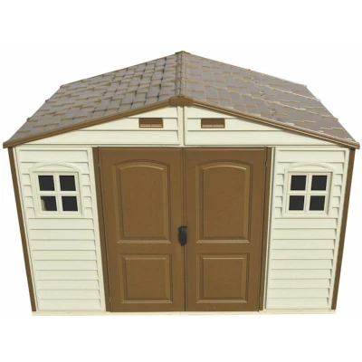 DURAMAX 30214 Woodside Zahradní domek 8 m² + podlahová konstrukce, vinylový, béžový