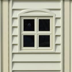 DURAMAX 30214 Woodside Zahradní domek 8 m² + podlahová konstrukce, vinylový, béžový