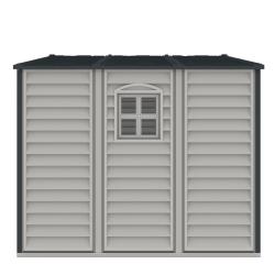 DURAMAX 30227 WoodSide Plus Zahradní domek 233 x 325 x 240 cm, vinylový, šedá/antracit