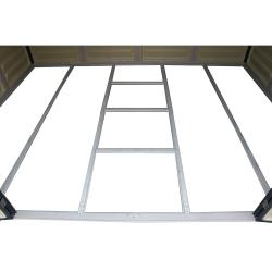 DURAMAX 30227 WoodSide Plus Zahradní domek 233 x 325 x 240 cm, vinylový, šedá/antracit