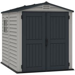 DURAMAX 30425 StoreMate Plus Zahradní domek 190 x 213 x 190 cm, vinylový, šedý/antracit