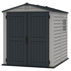 DURAMAX 30425 StoreMate Plus Zahradní domek 190 x 213 x 190 cm, vinylový, šedý/antracit