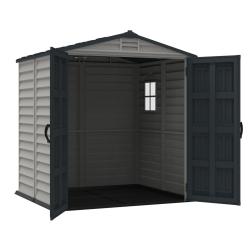 DURAMAX 30425 StoreMate Plus Zahradní domek 190 x 213 x 190 cm, vinylový, šedý/antracit