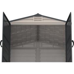 DURAMAX 30425 StoreMate Plus Zahradní domek 190 x 213 x 190 cm, vinylový, šedý/antracit