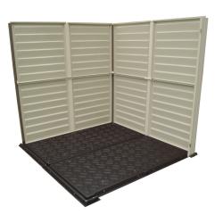 DURAMAX 30425 StoreMate Plus Zahradní domek 190 x 213 x 190 cm, vinylový, šedý/antracit