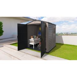 DURAMAX 30425 StoreMate Plus Zahradní domek 190 x 213 x 190 cm, vinylový, šedý/antracit