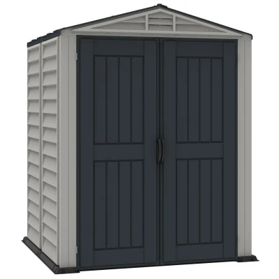 DURAMAX 35525 YardMate Plus Zahradní domek 2,8 m² + podlahová konstrukce, vinylový, šedý/antracit