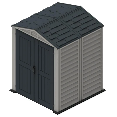 DURAMAX 35525 YardMate Plus Zahradní domek 2,8 m² + podlahová konstrukce, vinylový, šedý/antracit