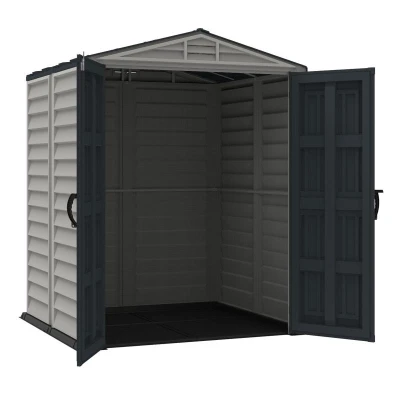 DURAMAX 35525 YardMate Plus Zahradní domek 2,8 m² + podlahová konstrukce, vinylový, šedý/antracit