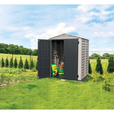 DURAMAX 35525 YardMate Plus Zahradní domek 2,8 m² + podlahová konstrukce, vinylový, šedý/antracit