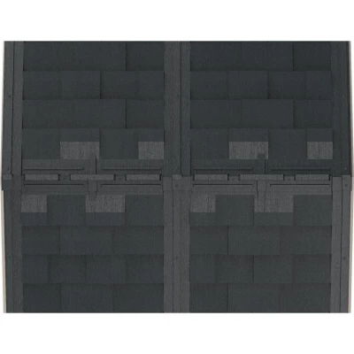 DURAMAX 35525 YardMate Plus Zahradní domek 2,8 m² + podlahová konstrukce, vinylový, šedý/antracit