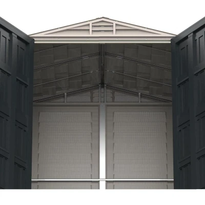DURAMAX 35525 YardMate Plus Zahradní domek 2,8 m² + podlahová konstrukce, vinylový, šedý/antracit