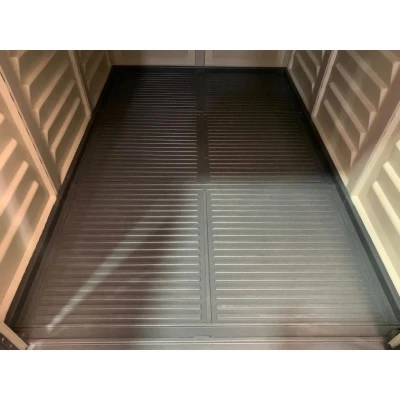 DURAMAX 35525 YardMate Plus Zahradní domek 2,8 m² + podlahová konstrukce, vinylový, šedý/antracit