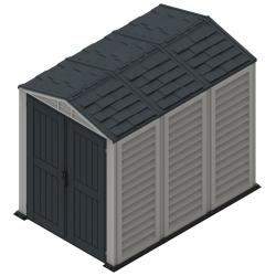 DURAMAX 35825 YardMate Plus Zahradní domek 4,1 m² + podlahová konstrukce, vinylový, šedý/antracit