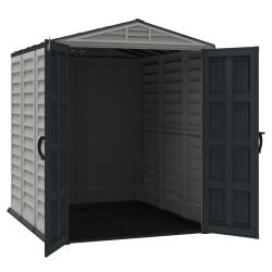 DURAMAX 35825 YardMate Plus Zahradní domek 4,1 m² + podlahová konstrukce, vinylový, šedý/antracit