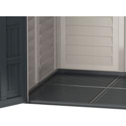 DURAMAX 35825 YardMate Plus Zahradní domek 4,1 m² + podlahová konstrukce, vinylový, šedý/antracit