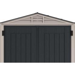 DURAMAX 35825 YardMate Plus Zahradní domek 4,1 m² + podlahová konstrukce, vinylový, šedý/antracit