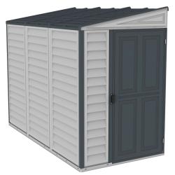 DURAMAX 36625 SideMate Plus Zahradní domek 188 x 123 x 242 cm, vinylový, šedý/antracit
