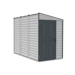 DURAMAX 36625 SideMate Plus Zahradní domek 188 x 123 x 242 cm, vinylový, šedý/antracit