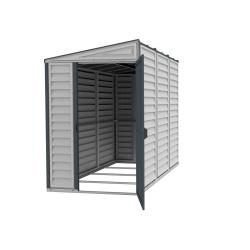 DURAMAX 36625 SideMate Plus Zahradní domek 188 x 123 x 242 cm, vinylový, šedý/antracit