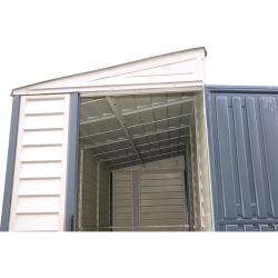 DURAMAX 36625 SideMate Plus Zahradní domek 188 x 123 x 242 cm, vinylový, šedý/antracit