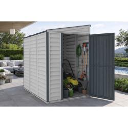 DURAMAX 36625 SideMate Plus Zahradní domek 188 x 123 x 242 cm, vinylový, šedý/antracit