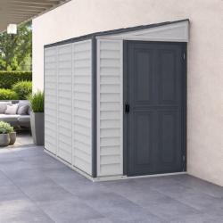 DURAMAX 36625 SideMate Plus Zahradní domek 188 x 123 x 242 cm, vinylový, šedý/antracit