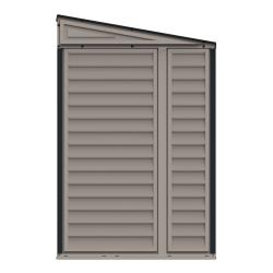 DURAMAX 36725 SideMate Plus Zahradní domek 187 x 123 x 319 cm, vinylový, šedá/antracit