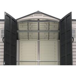 DURAMAX 40116 Apex Pro Zahradní domek 7,6 m² + podlahová konstrukce, vinylový, - šedý/antracit