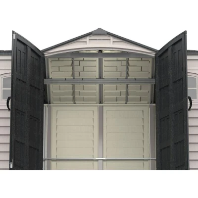DURAMAX 40116 Apex Pro Zahradní domek 7,6 m² + podlahová konstrukce, vinylový, - šedý/antracit