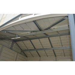 DURAMAX 40116 Apex Pro Zahradní domek 7,6 m² + podlahová konstrukce, vinylový, - šedý/antracit