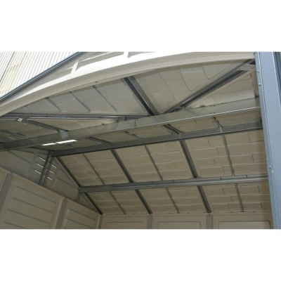 DURAMAX 40116 Apex Pro Zahradní domek 7,6 m² + podlahová konstrukce, vinylový, - šedý/antracit
