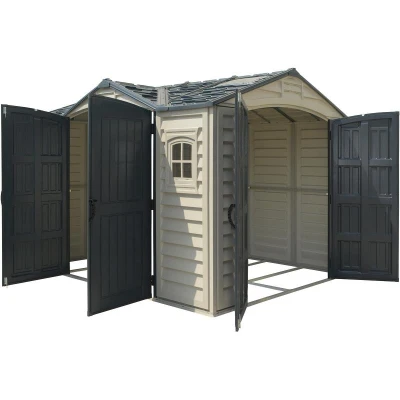 DURAMAX 40116 Apex Pro Zahradní domek 7,6 m² + podlahová konstrukce, vinylový, - šedý/antracit