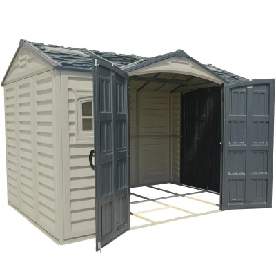 DURAMAX 40116 Apex Pro Zahradní domek 7,6 m² + podlahová konstrukce, vinylový, - šedý/antracit