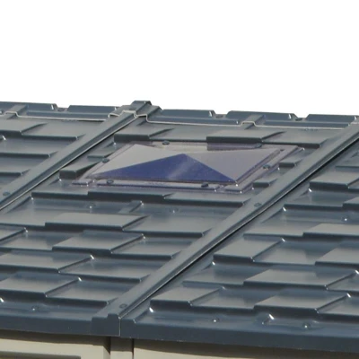DURAMAX 40116 Apex Pro Zahradní domek 7,6 m² + podlahová konstrukce, vinylový, - šedý/antracit