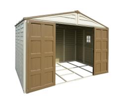 DURAMAX 40214 WoodBridge Plus Zahradní domek 7,6 m² + podlahová konstrukce, vinylový, béžový