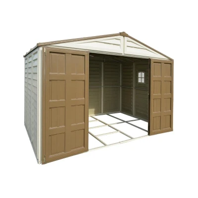 DURAMAX 40214 WoodBridge Plus Záhradný domček 7,6 m² + podlahová konštrukcia, vinylový, béžový
