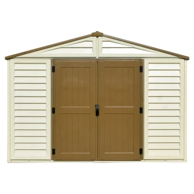 DURAMAX 40214 WoodBridge Plus Záhradný domček 7,6 m² + podlahová konštrukcia, vinylový, béžový