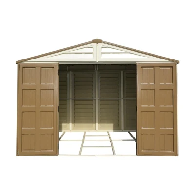 DURAMAX 40214 WoodBridge Plus Záhradný domček 7,6 m² + podlahová konštrukcia, vinylový, béžový