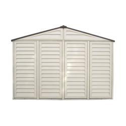 DURAMAX 40214 WoodBridge Plus Zahradní domek 7,6 m² + podlahová konstrukce, vinylový, béžový