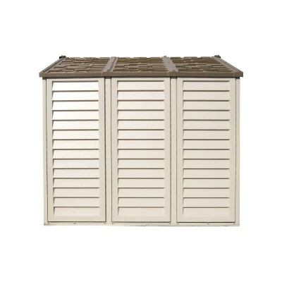 DURAMAX 40214 WoodBridge Plus Záhradný domček 7,6 m² + podlahová konštrukcia, vinylový, béžový