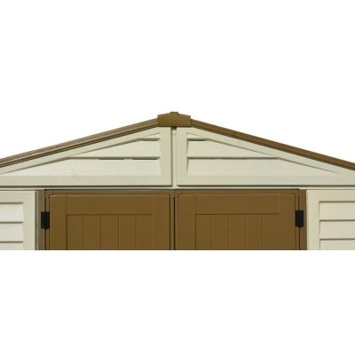 DURAMAX 40214 WoodBridge Plus Záhradný domček 7,6 m² + podlahová konštrukcia, vinylový, béžový