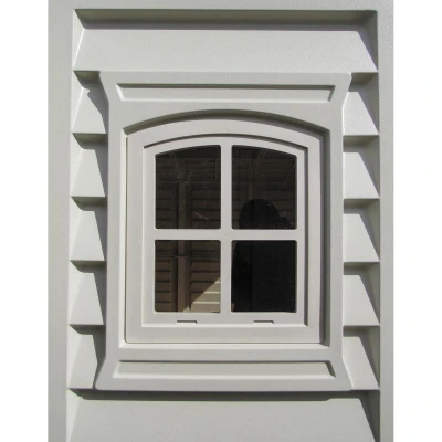 DURAMAX 40214 WoodBridge Plus Záhradný domček 7,6 m² + podlahová konštrukcia, vinylový, béžový
