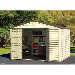 DURAMAX 40214 WoodBridge Plus Zahradní domek 7,6 m² + podlahová konstrukce, vinylový, béžový