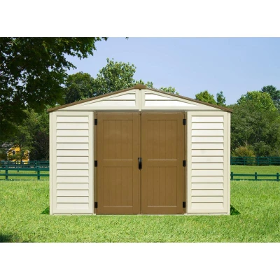 DURAMAX 40214 WoodBridge Plus Záhradný domček 7,6 m² + podlahová konštrukcia, vinylový, béžový