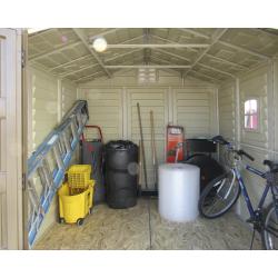 DURAMAX 40214 WoodBridge Plus Zahradní domek 7,6 m² + podlahová konstrukce, vinylový, béžový