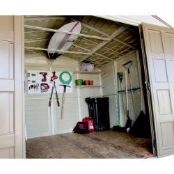 DURAMAX 40214 WoodBridge Plus Zahradní domek 7,6 m² + podlahová konstrukce, vinylový, béžový