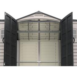 DURAMAX 40216 Apex Pro Zahradní domek 12 m² + podlahová konstrukce, vinylový, šedý/antracit