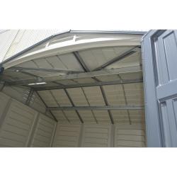 DURAMAX 40216 Apex Pro Zahradní domek 12 m² + podlahová konstrukce, vinylový, šedý/antracit