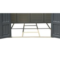 DURAMAX 40216 Apex Pro Zahradní domek 12 m² + podlahová konstrukce, vinylový, šedý/antracit